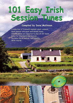 101 Easy Irish Session Tunes CD : Dave Mallinson - TheReedLounge.com
