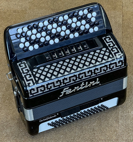 Fantini 3 voice musette C system accordion - second hand