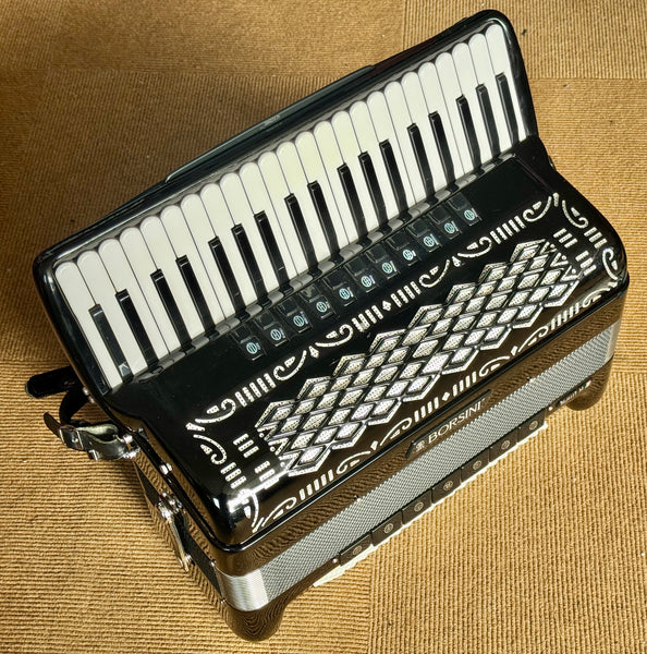 Borsini SL/4117-M 41 key 120 bass piano accordion - Second Hand