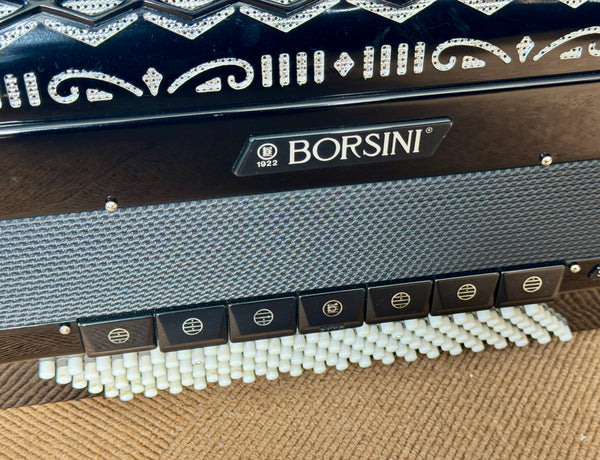 Borsini SL/4117-M 41 key 120 bass piano accordion - Second Hand