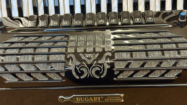 Bugari 251 CHC 4 voice 37 key 96 bass double cassotto piano accordion second hand