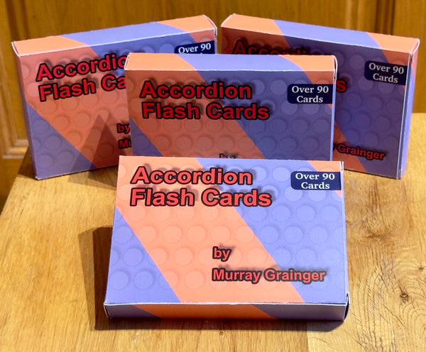 Accordion Flash Cards - Learn the Left Hand of the Accordion