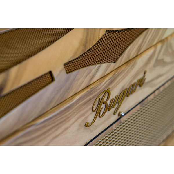Bugari Folk Olive 96 bass Deluxe piano accordion - TheReedLounge.com