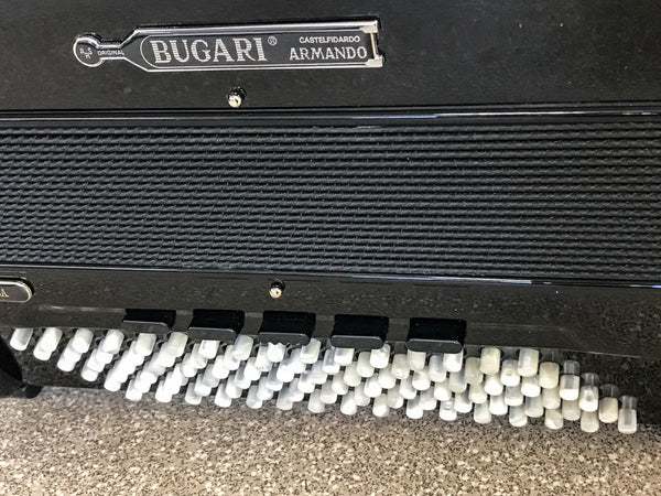 Bugari Seniorfisa 148/SE 4 voice 96bass Piano Accordion - TheReedLounge.com