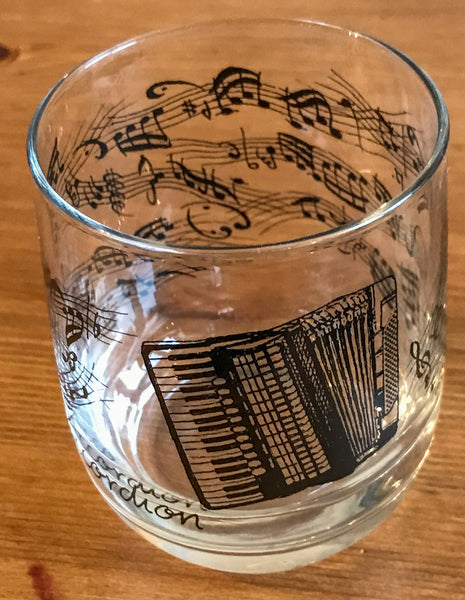 Drinking Glass featuring an Accordion - TheReedLounge.com